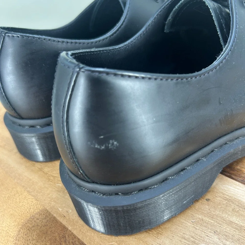Dr. Martens 1461 Mono Black Smooth Leather Oxford Shoes Mens 8 Womens 9 EU 41